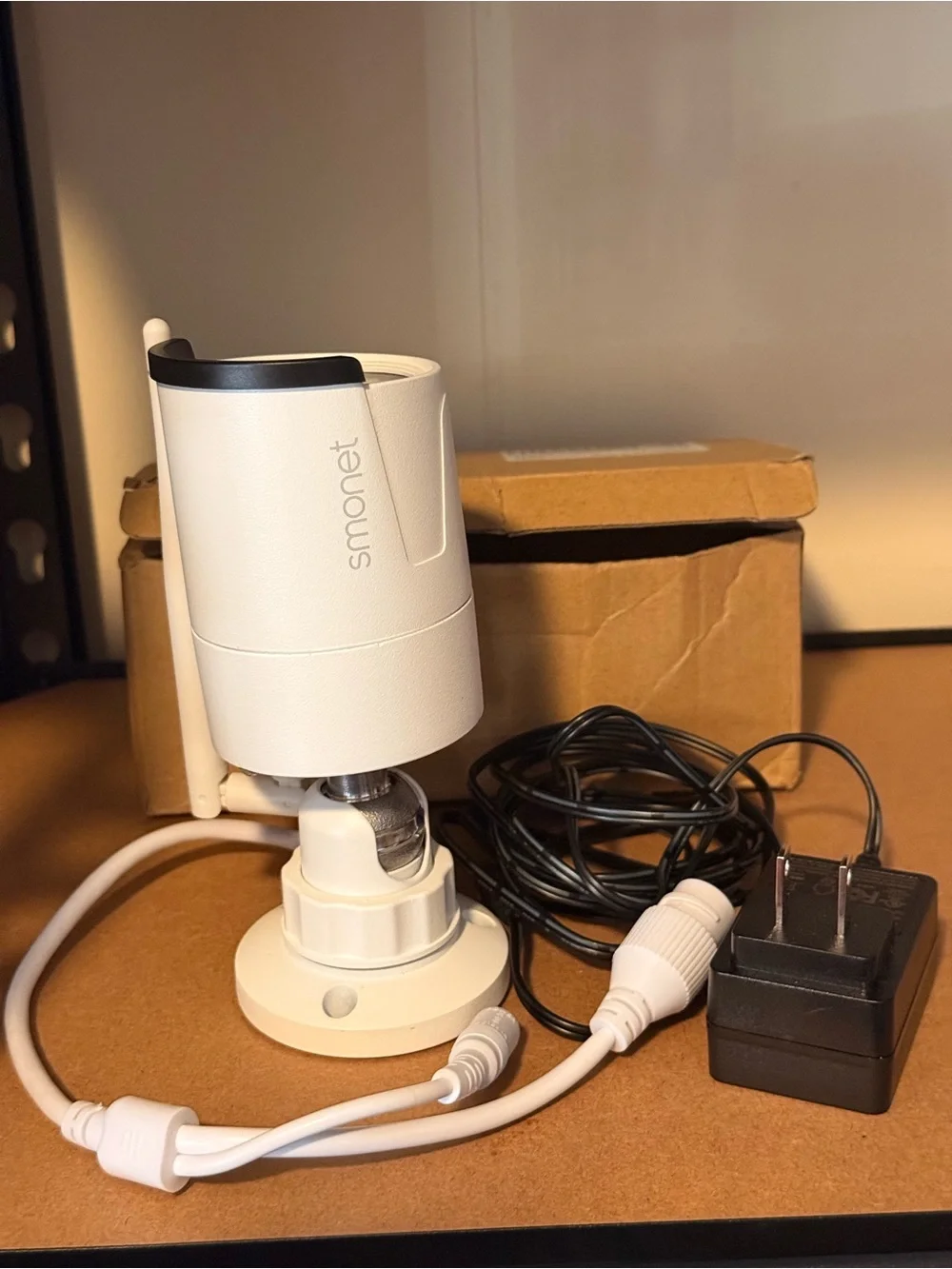 Monet White Wi‑Fi Outdoor Bullet Security Camera with Mount replacement camera